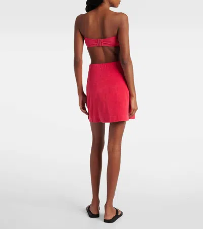 Eres Minirock Spa Aus Baumwollfrottee In Pink