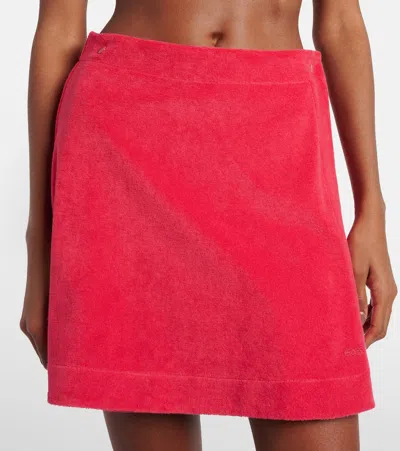 Eres Minirock Spa Aus Baumwollfrottee In Pink