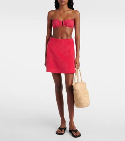 Eres Minirock Spa Aus Baumwollfrottee In Pink