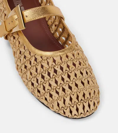 Paris Texas Ballerinas Sveva Mit Leder In Brown