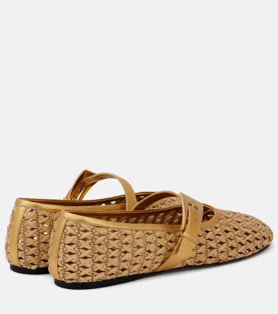 Paris Texas Ballerinas Sveva Mit Leder In Brown