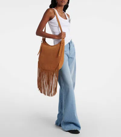 Coperni Fringed Suede Shoulder Bag