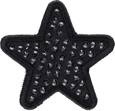 Stoney Clover Lane Noir Sparkle Star Patch