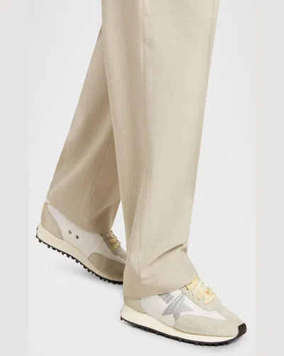 Golden Goose Low-profile Sneakers With Distinctive Accents