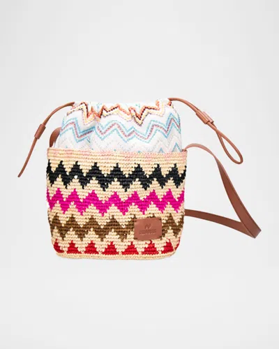 Missoni Small Zig Zag Drawstring Bucket Bag