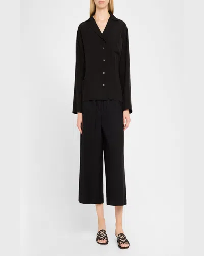 Loewe Petal Anagram Leather Caged Mule Sandals In Gray