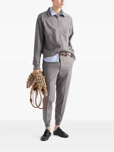 Prada Pantalone In Gray