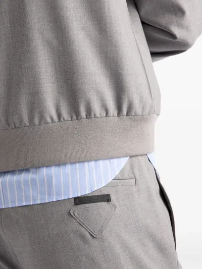 Prada Pantalone In Gray