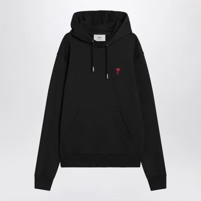 Ami Alexandre Mattiussi Ami Paris Ami De Coeur Navy Blue Hoodie