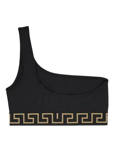 Versace Greca Border Bikini Top