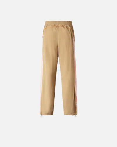 Pinko Technical Canvas Joggers With Side Band In Multi