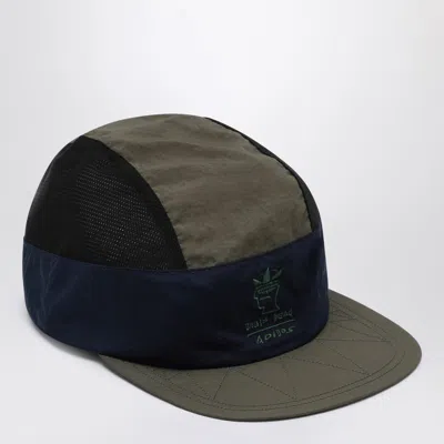 Adidas Statement Black/blue/green Baseball Cap With Logo