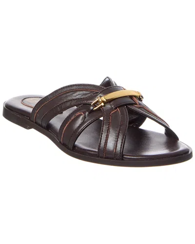 M By Bruno Magli Preta Leather Sandal