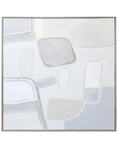 Harp & Finial Pallid Framed Canvas Art With 1.5in Frame