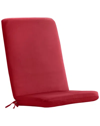 Commonwealth Home Fashions Outdoor Decor By Commonwealth Ruby Red Outdoor High Back Cushion