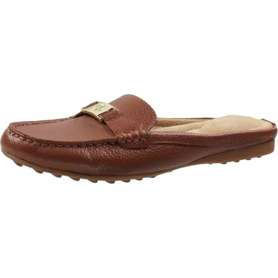 Giani Bernini Bhfo Womens Monogram Leather Moccasins