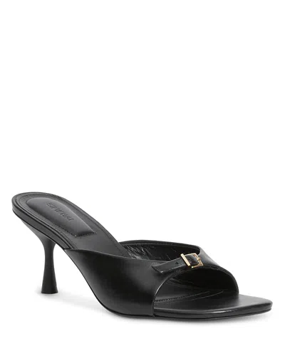 Simkhai 65mm Carey Chain-detail Leather Sandals In Black