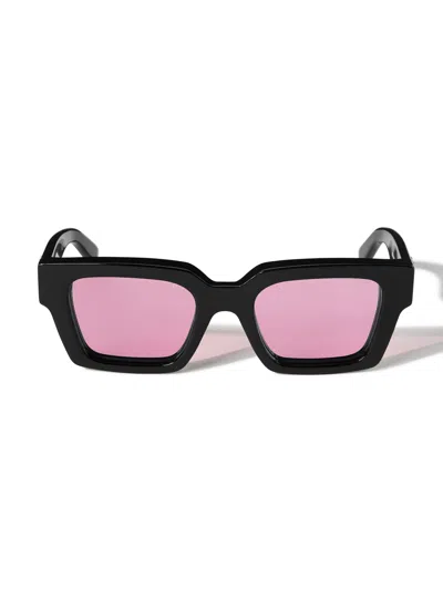 Off-white Black & Pink Virgil Sunglasses In Black Pink
