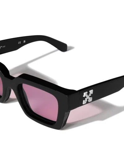 Off-white Black & Pink Virgil Sunglasses In Black Pink