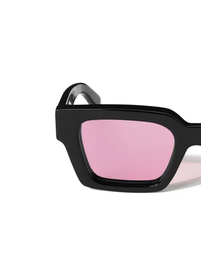 Off-white Black & Pink Virgil Sunglasses In Black Pink