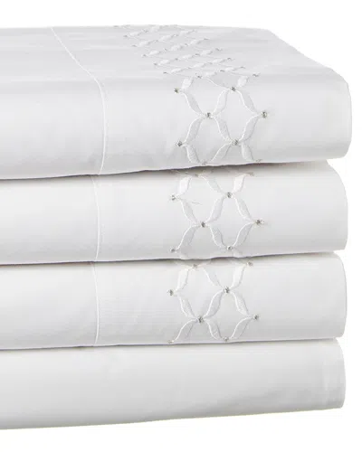 Dea Italian Linens Virgina Embroidered Sheet Set