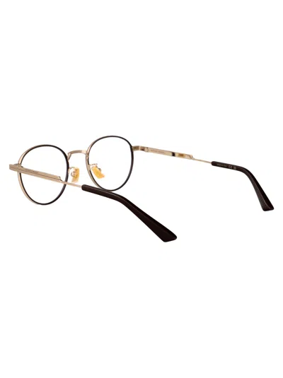 Bottega Veneta Gold Metal Optical Glasses