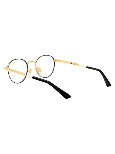 Bottega Veneta Gold Metal Optical Glasses