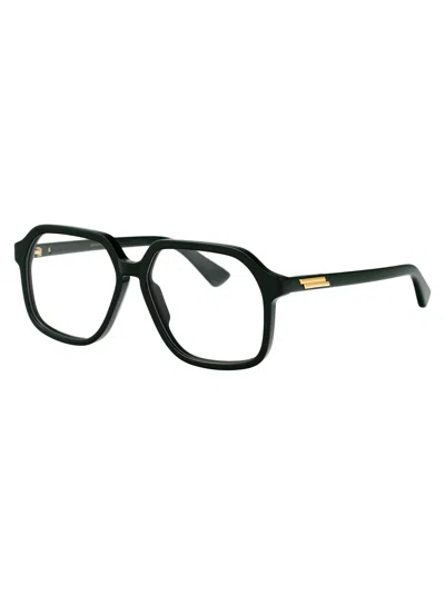 Bottega Veneta Black Acetate Optical Glasses