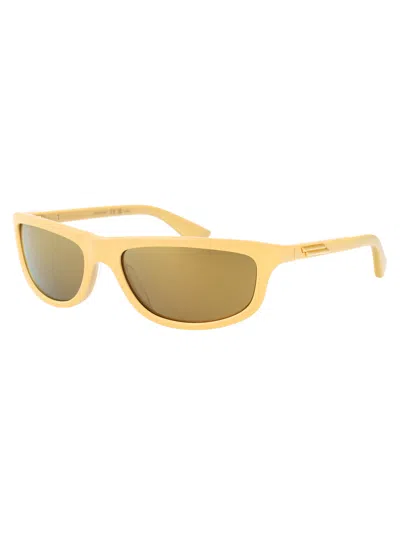 Bottega Veneta Yellow Acetate Sunglasses