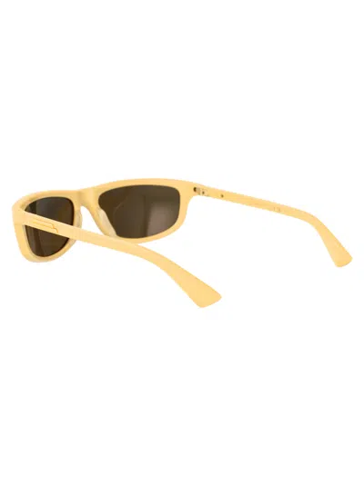 Bottega Veneta Yellow Acetate Sunglasses