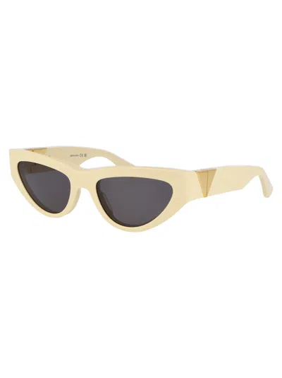 Bottega Veneta Inverted Triangle Acetate Cat-eye Sunglasses