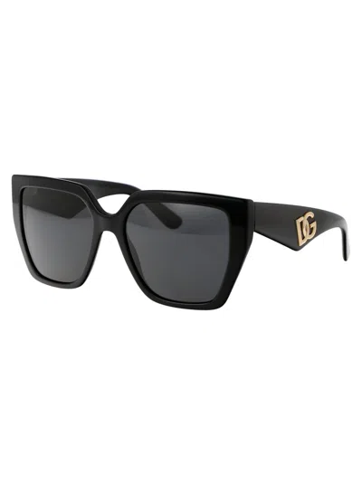 Dolce & Gabbana Black Acetate Sunglasses