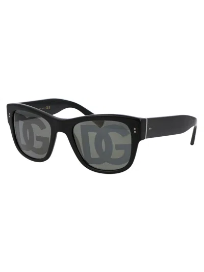 Dolce & Gabbana Black Acetate Sunglasses