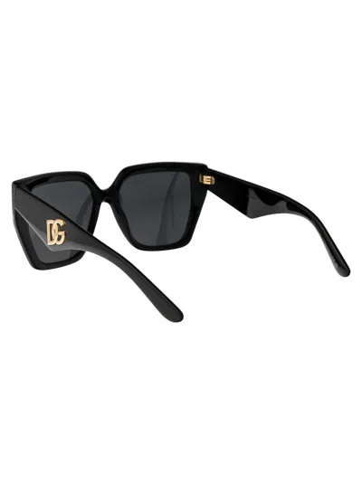 Dolce & Gabbana Black Acetate Sunglasses