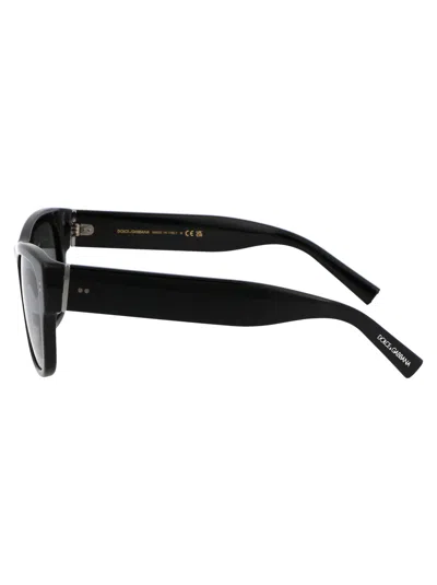 Dolce & Gabbana Black Acetate Sunglasses