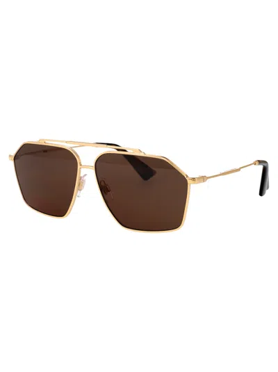 Dolce & Gabbana Gold Metal Sunglasses