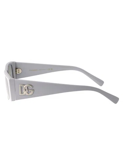 Dolce & Gabbana Light Grey Acetate Sunglasses