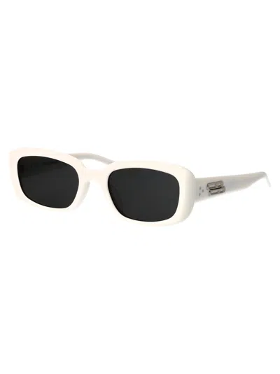 Gentle Monster W2 White Acetate Sunglasses