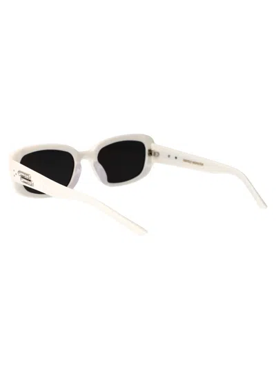 Gentle Monster W2 White Acetate Sunglasses