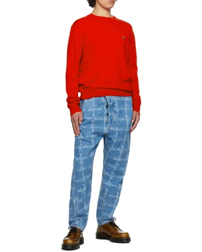 Vivienne Westwood Drunken Jeans In Blue