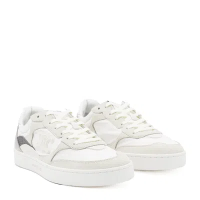Celine Lace-up Low-top Sneakers In White