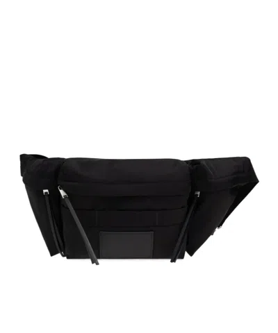 Jil Sander Leather Belt Bag In Black
