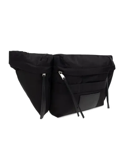 Jil Sander Leather Belt Bag In Black
