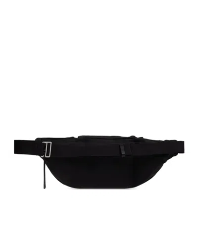Jil Sander Leather Belt Bag In Black