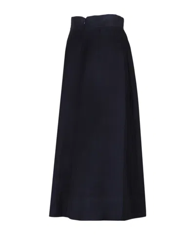 P.a.r.o.s.h Pleated Skirt In Black