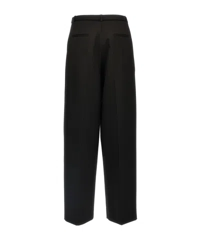 Jil Sander Wool Trousers With Back Pockets And Belt Loops