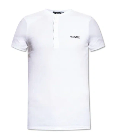 Versace Embroidered Logo Under Shirt