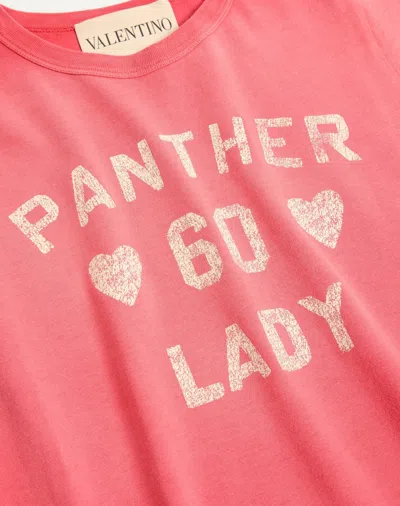 Valentino Crew Neck Graphic Print Short Sleeves Top