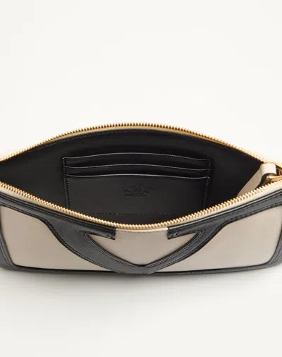 Valentino Viva Superstar Leather Envelope Clutch Bag