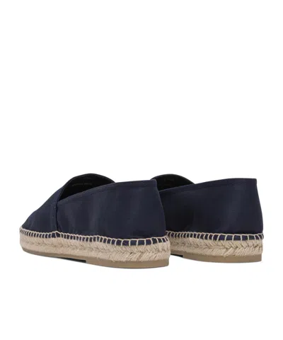Prada Logo Tringolo Espadrilles Flat Shoes Blue
